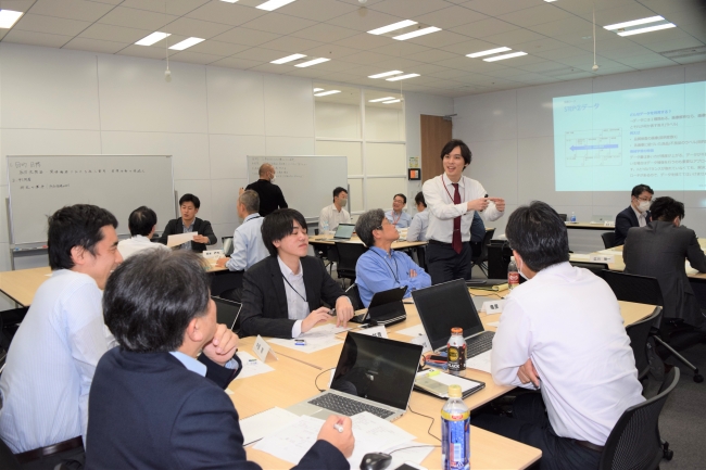 チーム毎に、AI活用の企画ワークを実施
